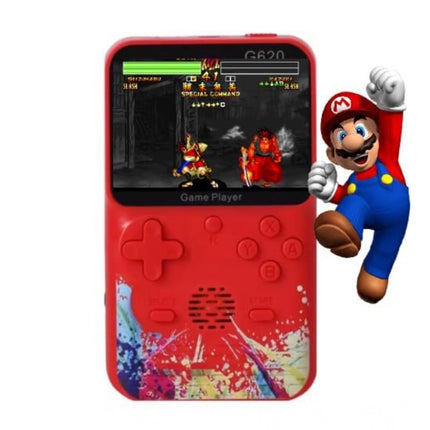 Rosolly Plastic Video Game For Kids Console 500 In1 Classic Games (Red)