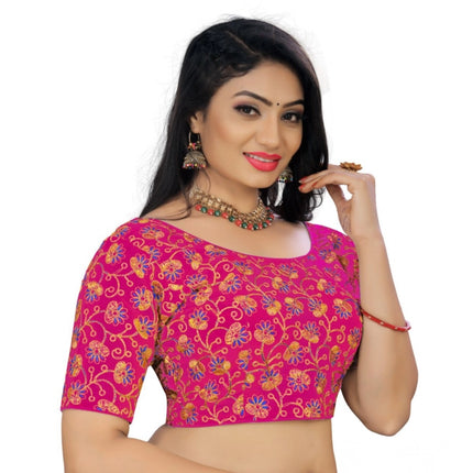 Rosolly Women's Phantom Cording Readymade Blouse (Pink, Size: Free Size)