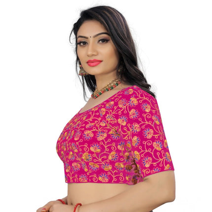 Rosolly Women's Phantom Cording Readymade Blouse (Pink, Size: Free Size)