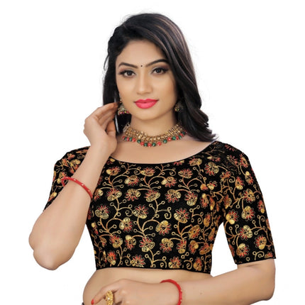 Rosolly Women's Phantom Cording Readymade Blouse (Black, Size: Free Size)