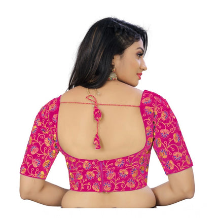 Rosolly Women's Phantom Cording Readymade Blouse (Pink, Size: Free Size)