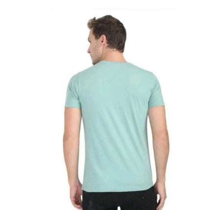 Rosolly Men'sÂ Casual Short Sleeves Cotton Round Neck T-shirt (Green)