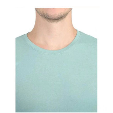 Rosolly Men'sÂ Casual Short Sleeves Cotton Round Neck T-shirt (Green)