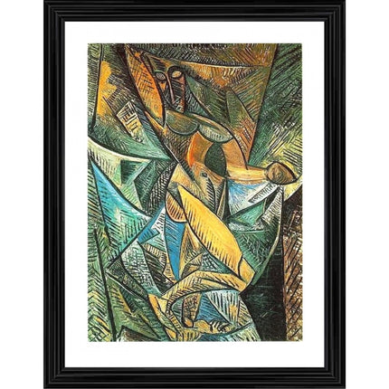 Rosolly Dance with Veils 1907 Painting With Wood Photo Frame (Multicolor)