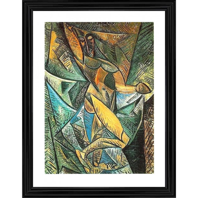 Rosolly Dance with Veils 1907 Painting With Wood Photo Frame (Multicolor)