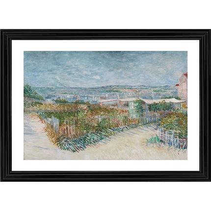 Rosolly Behind the Windmill 1887 Painting With Wood Photo Frame (Multicolor)