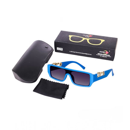 Rosolly Classic Unisex UV400 Protection Sunglasses (Blue)