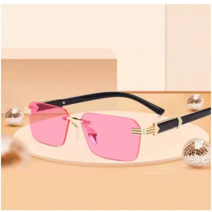 Rosolly Classic Unisex UV400 Protection Sunglasses (Pink)