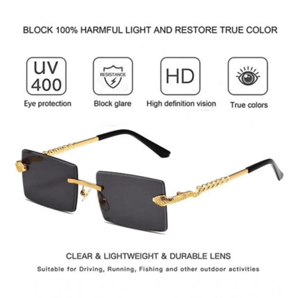 Rosolly Classic Unisex UV400 Protection Sunglasses (Black)