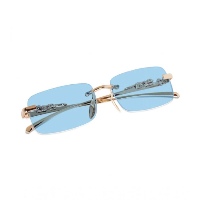 Rosolly Classic Unisex UV400 Protection Sunglasses (Gold)