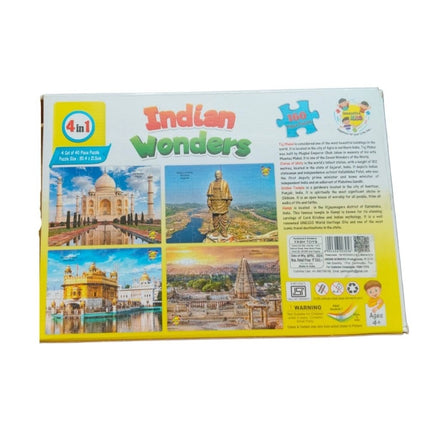 Rosolly 160_Pcs Set Indian Wonders Puzzle | Cardboard | Educational Toys| 3+ Years