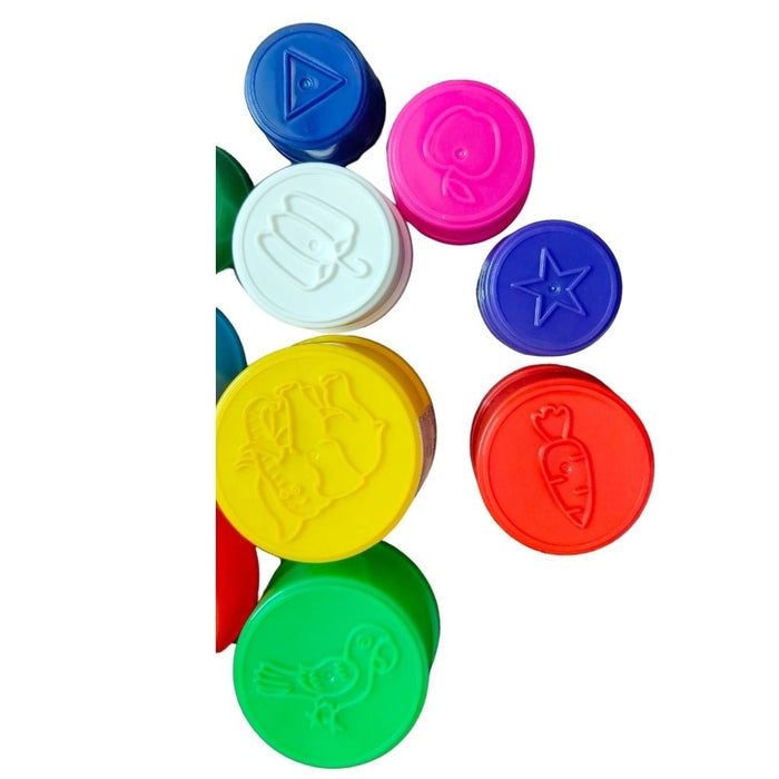 Rosolly 10_Pcs Set Cup Clay Stamp | Clay | Creative Toys| 3+ Years