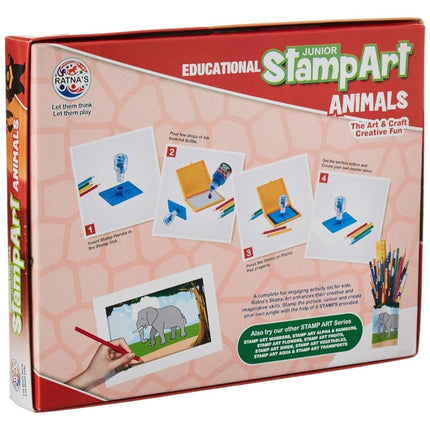 Rosolly Stamp Art-Animal | Plastic | Educational Toys | 4+ Years