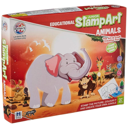 Rosolly Stamp Art-Animal | Plastic | Educational Toys | 4+ Years