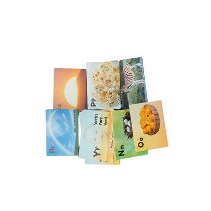 Rosolly Alphapet Flash cards | Cardboard | Educational Toys| 2+ Years
