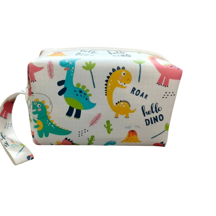 Rosolly Pouch - Dinosaur Theme | Canvas | Stationery | 3+ Years