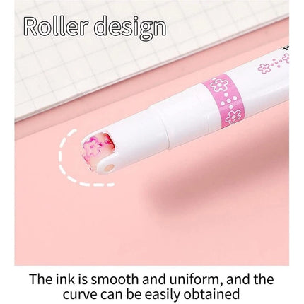Rosolly Designer Linear Roller Curve Highlighter Pens | Plastic | Stationery | 5+ Years