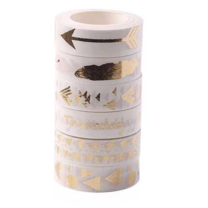 Rosolly Pack Of_5 Washi Tape | Foil | Stationery | 5+ Years