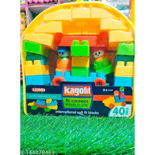 Rosolly 40_Pcs Set Blocks | Plastic | Educational Toys | 3+ Years