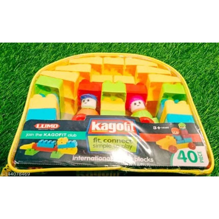 Rosolly 40_Pcs Set Blocks | Plastic | Educational Toys | 3+ Years