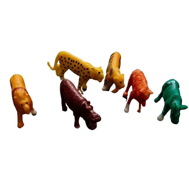 Rosolly 6_Pcs Set Wild Animals | PVC | Toys| 1+ Years