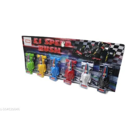Rosolly 6_Pcs Set Colorful Mini Pull Back car Set | Plastic | Toys | 3+ Years