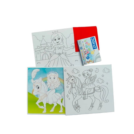 Rosolly Fun With Coloring Board-Princess | Cardboard | Educational Toys| 3+ Years