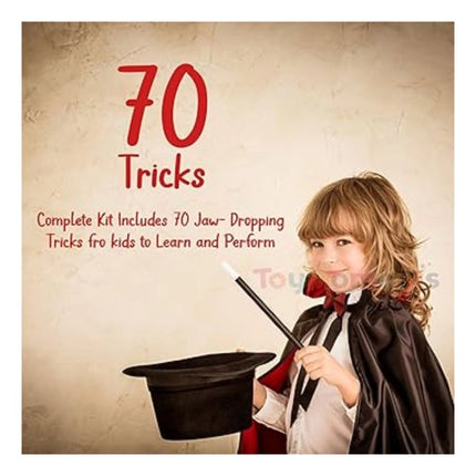 Rosolly Art Of Magic Tricks including 70 Tricks | Cardboard | Educational Toys | 3+ Years