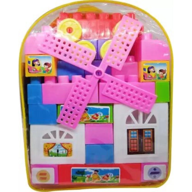 Rosolly Fan Building Blocks | Plastic | Educational Toys | 3+ Years