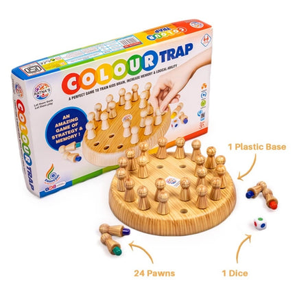 Rosolly Colour Trap | Wood | Educational Toys | 5+ Years