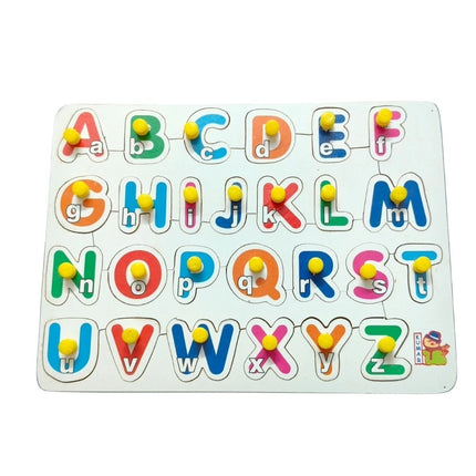 Rosolly Alphapet With small letter Wooden Puzzle | Wooden | Educational Toys| 3+ Years