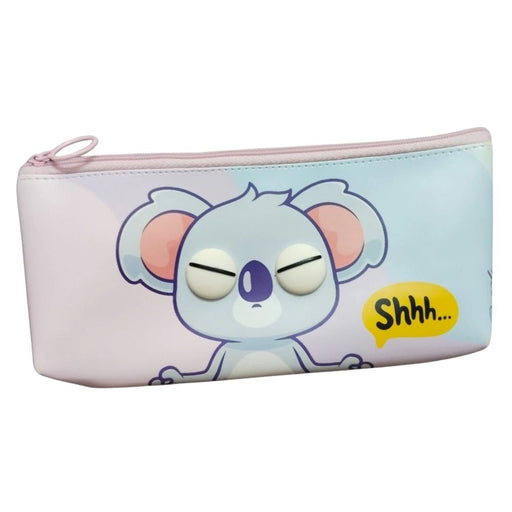 Rosolly Pack Of_2 Mouse Cartoon Printed Pencil Pouch | Canvas | Stationery | 3+ Years