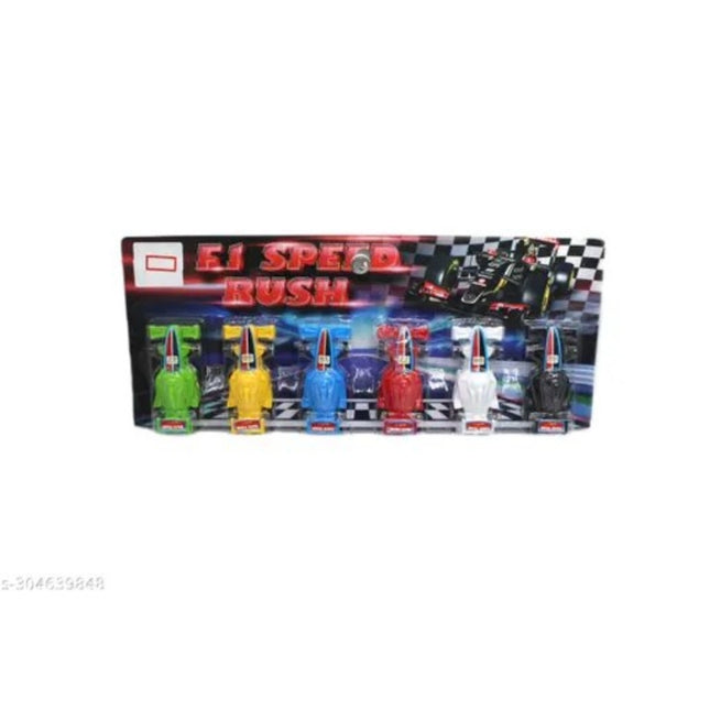 Rosolly 6_Pcs Set Colorful Mini Pull Back car Set | Plastic | Toys | 3+ Years