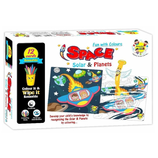 Rosolly Fun With Color(Space) | Cardboard | Educational Toys | 3+ Years
