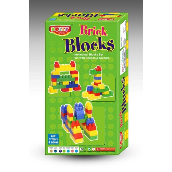 Rosolly Brick Blocks | Plastic | Educational Toys | 3+ Years