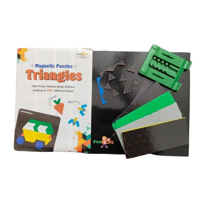 Rosolly Magnetic Puzzle Triangle | Cardboard | Educational Toys| 3+ Years