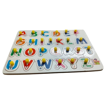 Rosolly Alphapet With small letter Wooden Puzzle | Wooden | Educational Toys| 3+ Years