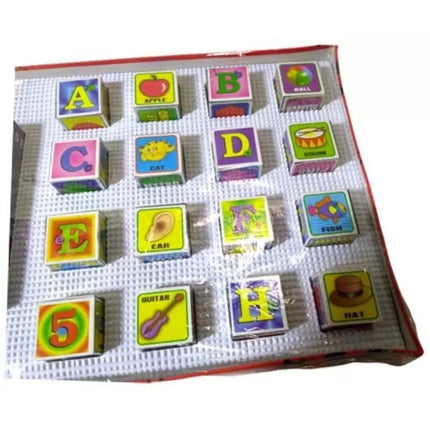 Rosolly 2 In 1 Sun Flower Puzzle And Blocks | Cardboard | Educational Toys | 3+ Years