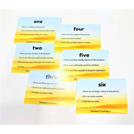 Rosolly Flash Card-Number | Plastic | Educational Toys | 6+ Months