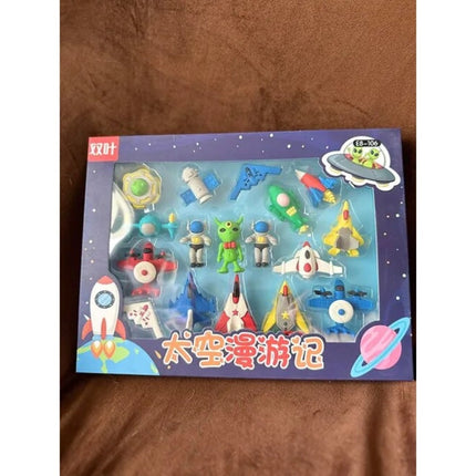 Rosolly Eraser Set - Space Theme | Rubber | Stationery | 5+ Years