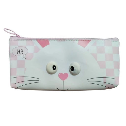 Rosolly Pack Of_2 Rabbit Cartoon Printed Pencil Pouch | Canvas | Stationery | 3+ Years