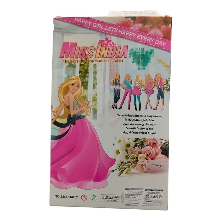 Rosolly Barbie Doll Miss india Set | Plastic | Toys| 1+ Years