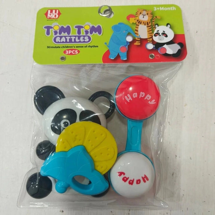 Rosolly 3 pcs Set Tim rattle | Plastic | Toys | 3+ Months