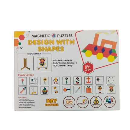 Rosolly Magnetic Puzzle | Cardboard | Educational Toys| 3+ Years