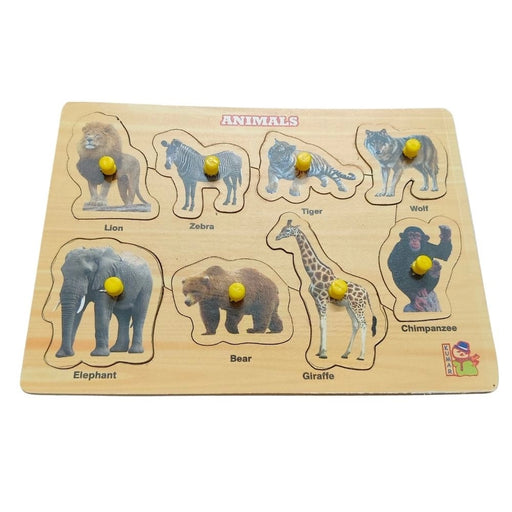 Rosolly Animal Wooden Puzzle | Wooden | Educational Toys| 3+ Years