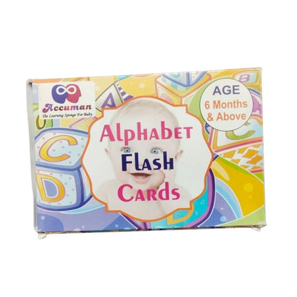 Rosolly Alphapet Flash cards | Cardboard | Educational Toys| 2+ Years
