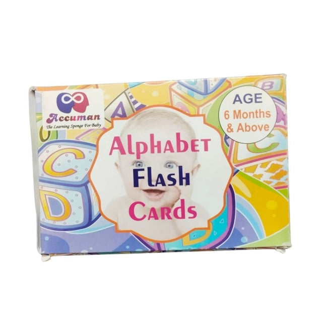 Rosolly Alphapet Flash cards | Cardboard | Educational Toys| 2+ Years