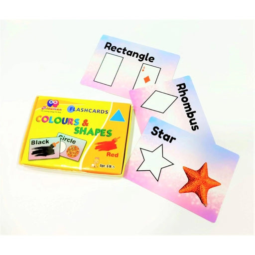 Rosolly Flash Card-Colour N Shapes | Plastic | Educational Toys | 6+ Months