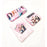 Rosolly 3 in 1 Black Pink BTS Stationery Set With 2 Pouchs And 1 Packet Dairy | Soft Furr | Stationery | 5+ Years