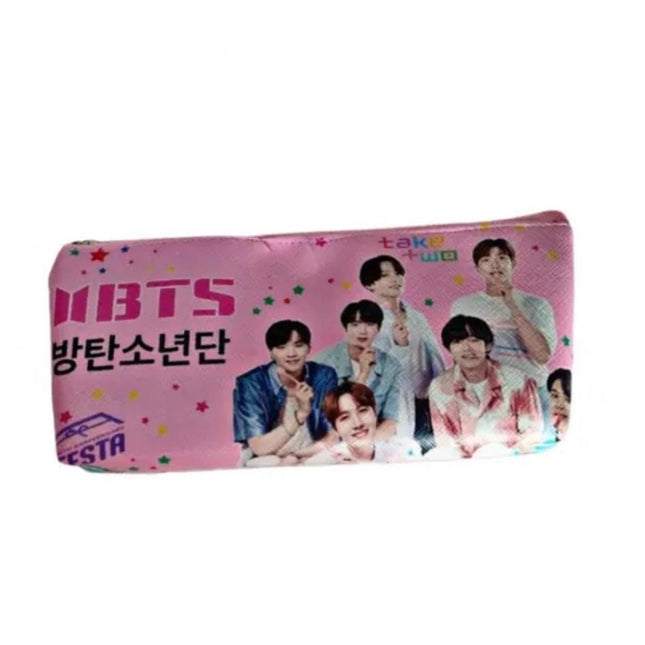 Rosolly Pack Of_2 Pencil Pouch - BTS | Canvas | Stationery | 3+ Years